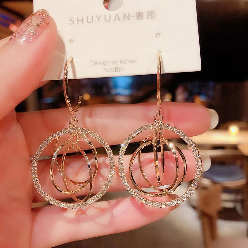 Geometric Drop Earrings