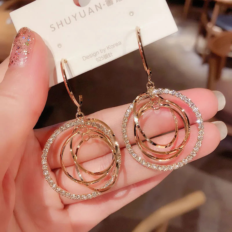Geometric Drop Earrings