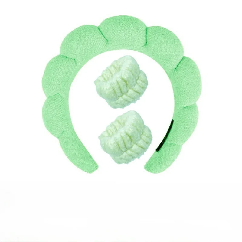 Skin Care Headband & Wristbands