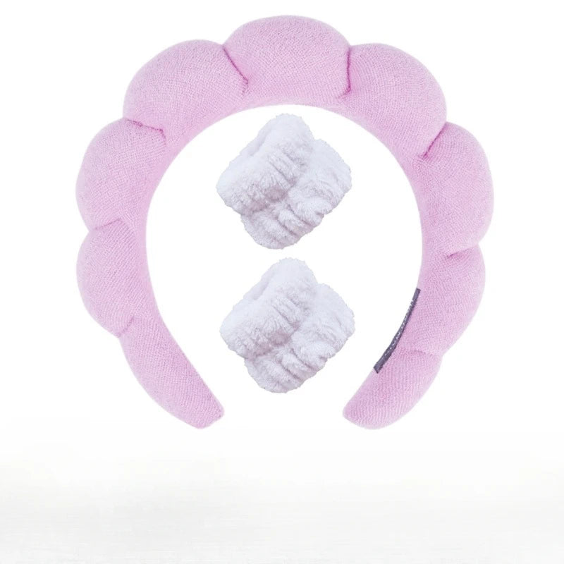 Skin Care Headband & Wristbands