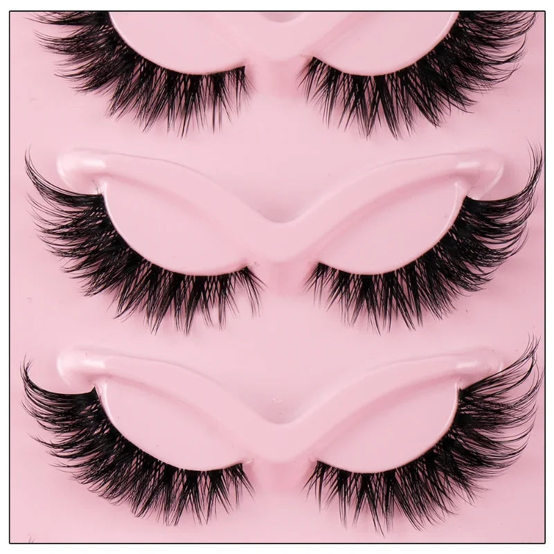 5Pcs Mink Eye Lashes